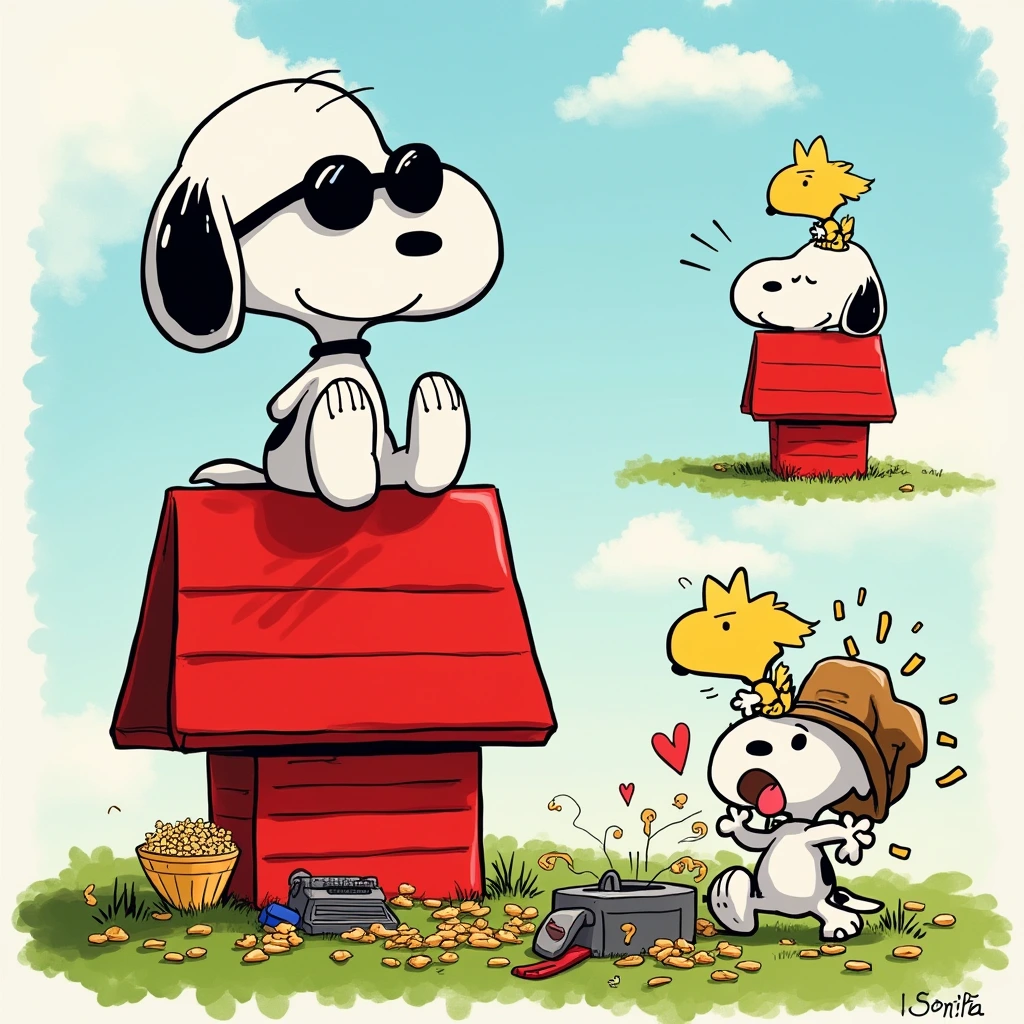 Snoopy and Woodstock’s Funniest Moments